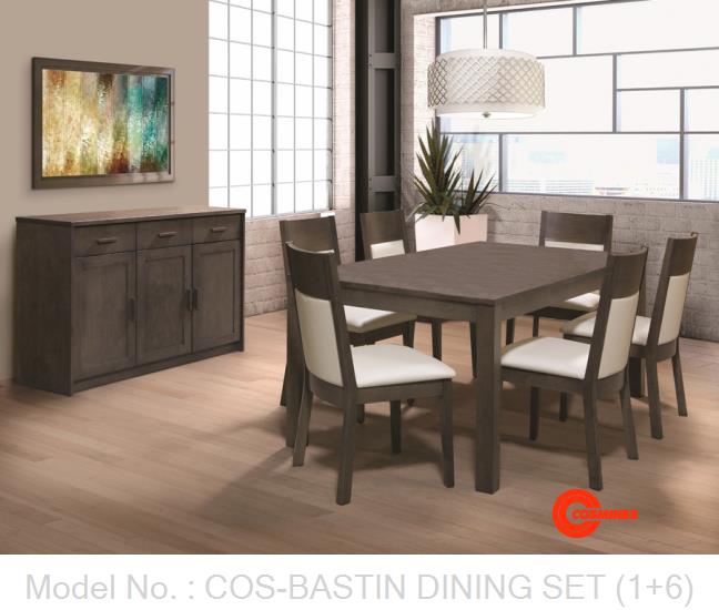 COS-BASTIN DINING SET (1+6)